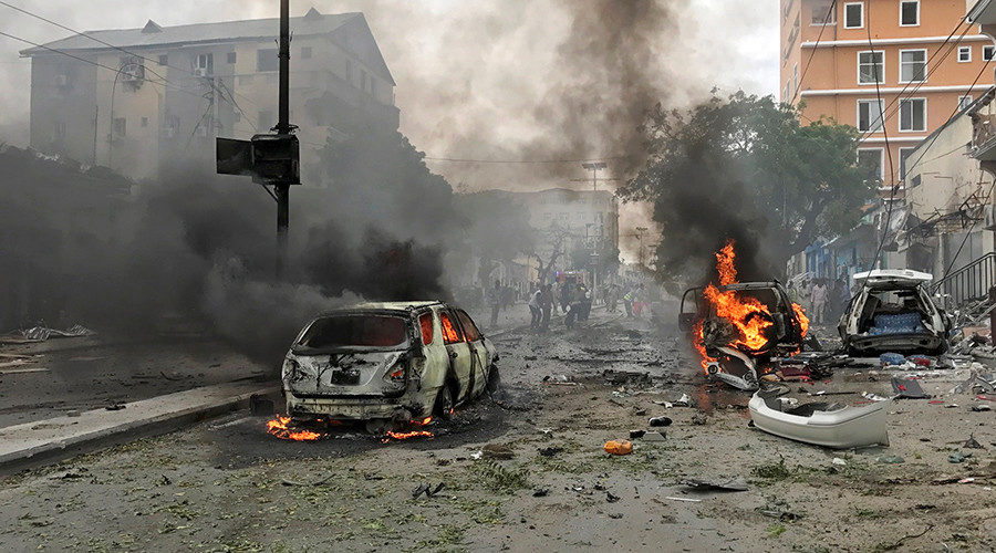 explosion in Mogadishu, Somalia
