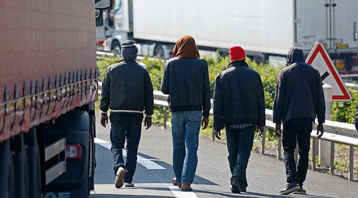 Click to enlarge Migrants