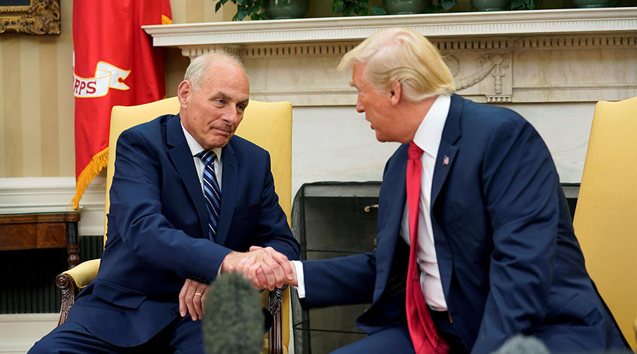 John Kelly and Donald Trump