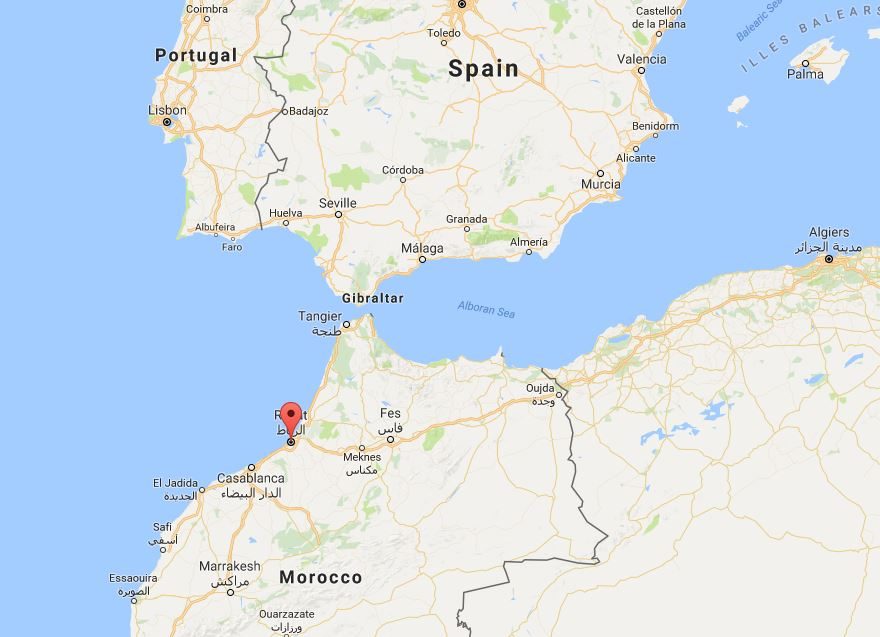 Click to enlarge Map of Morocco