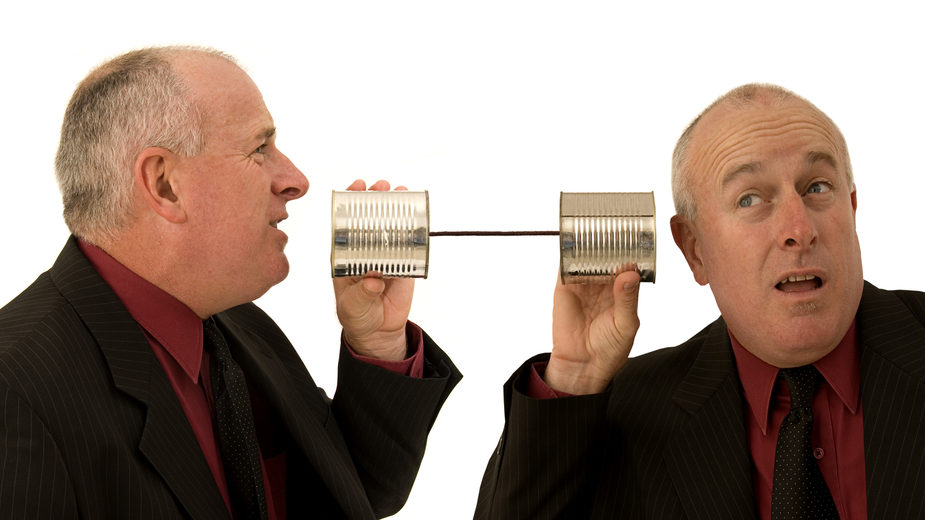 Click to enlarge talking to yourself, man talks to himself