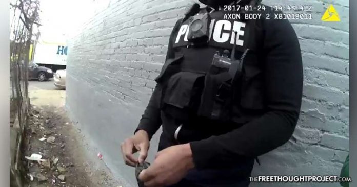 Click to enlarge cops planting evidence