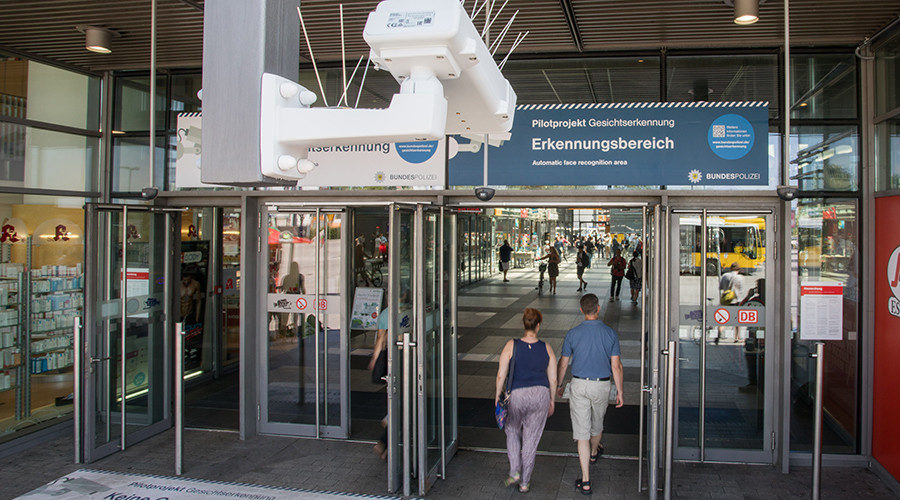 CCTV camera fitted with face recognition capabilities