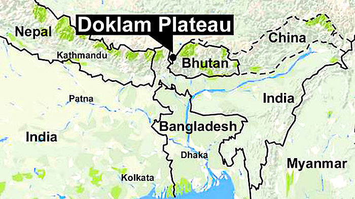 Click to enlarge Doklam Plateau