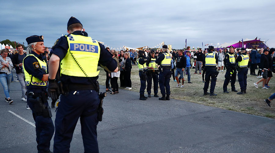 Swedish concert police
