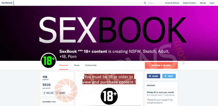 Click to enlarge PATREON USER ‘SEXBOOK’