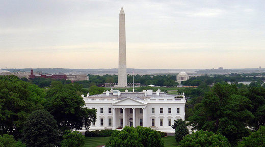 White House and Washington monument