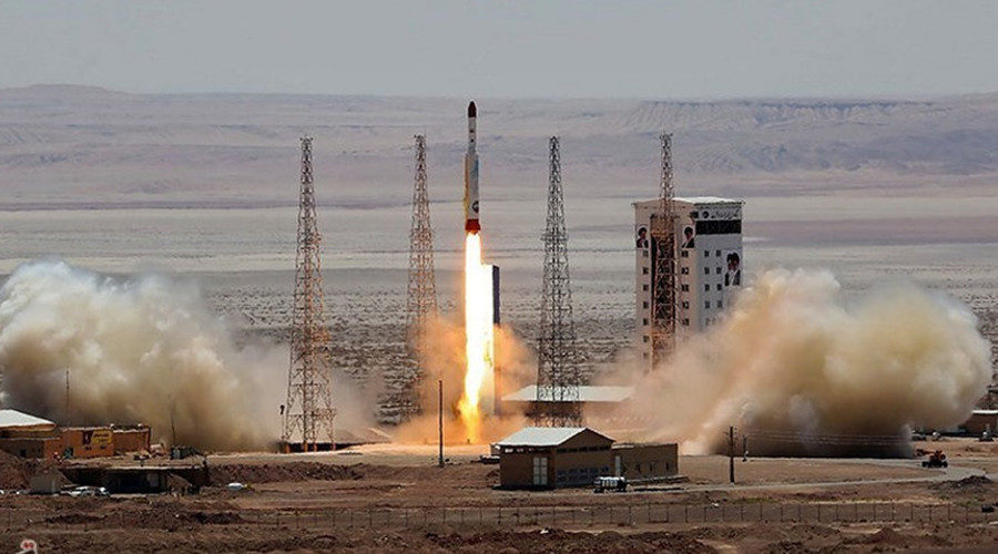 Click to enlarge Simorgh rocket is launched and tested at the Imam Khomeini Space Centre, Iran