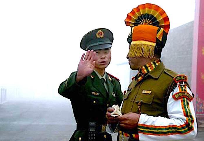 Click to enlarge India China border