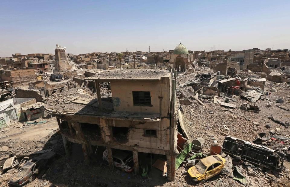 The ruins of Mosul