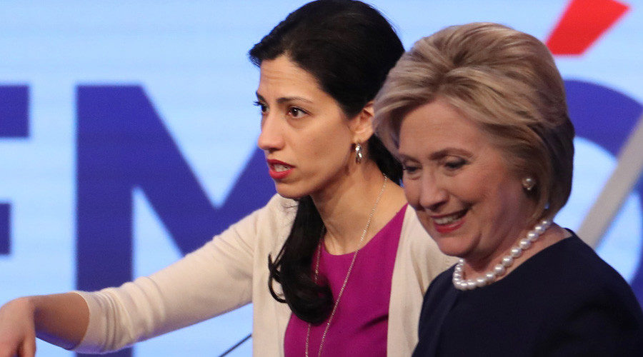 Hillary Clinton and Huma Abedin