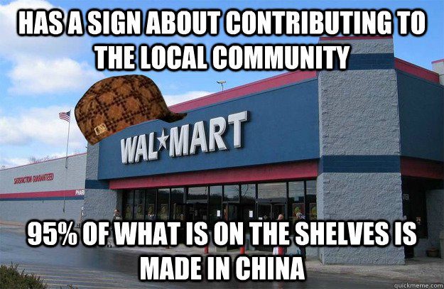 Click to enlarge walmart sells Chinese goods