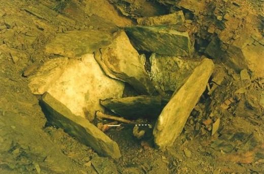 Excavation Achavanich Beaker burial site