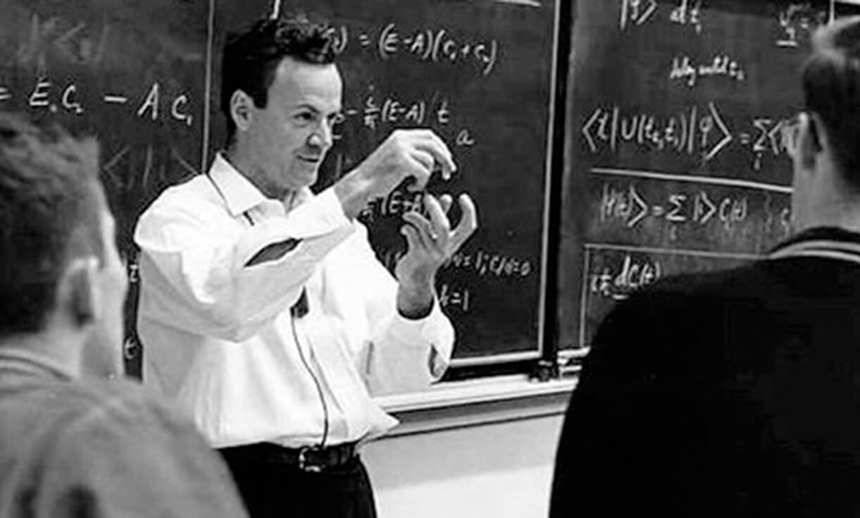 Click to enlarge Richard Feynman