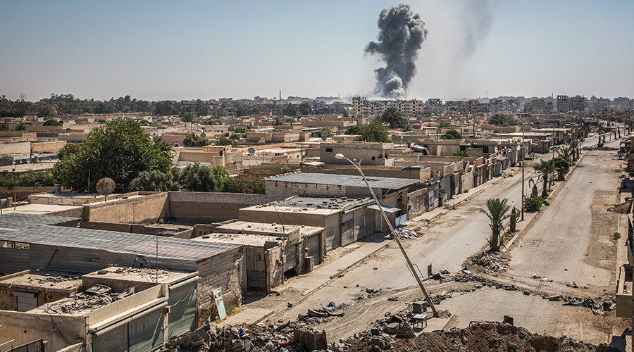 Raqqa Syria US airstrikes