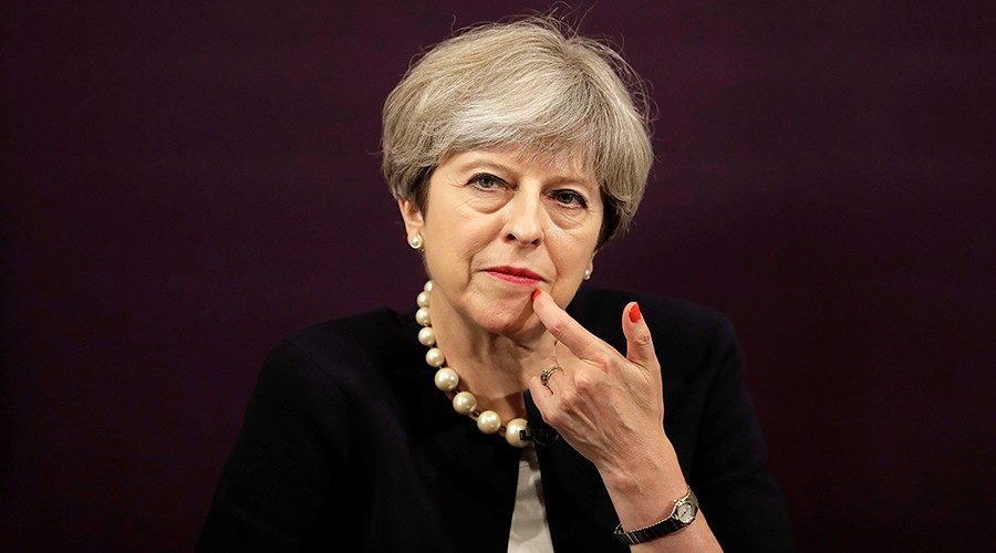 Click to enlarge Theresa May