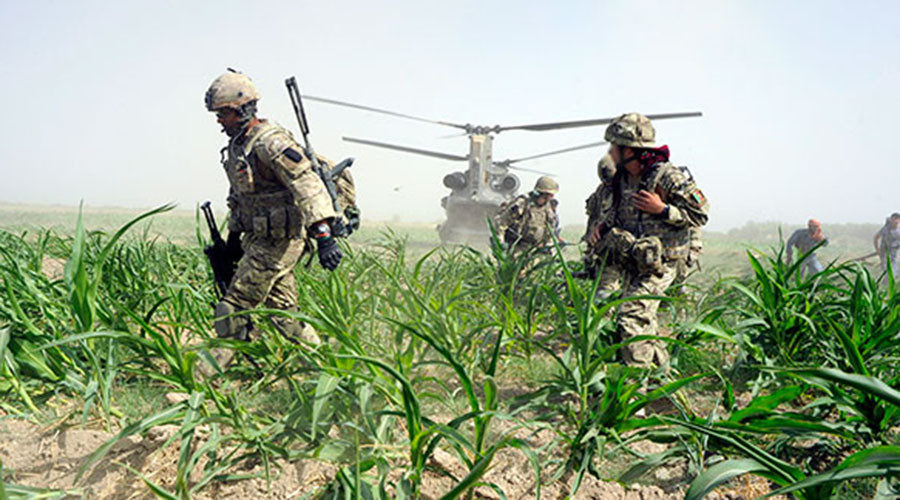 UK soldiers in Afghanistan