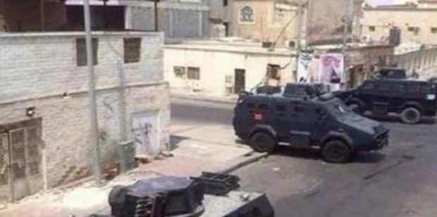 Canadian made armored vehicles in civilian neighborhoods