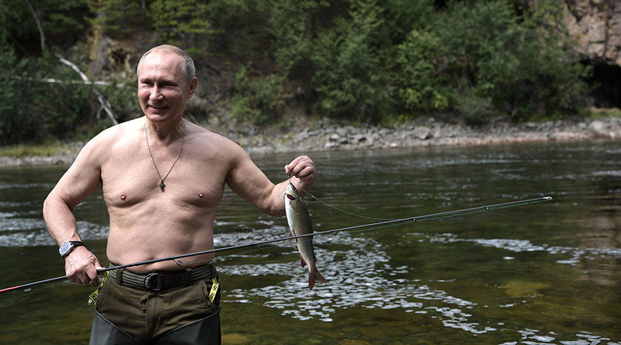 Click to enlarge Putin siberia holiday