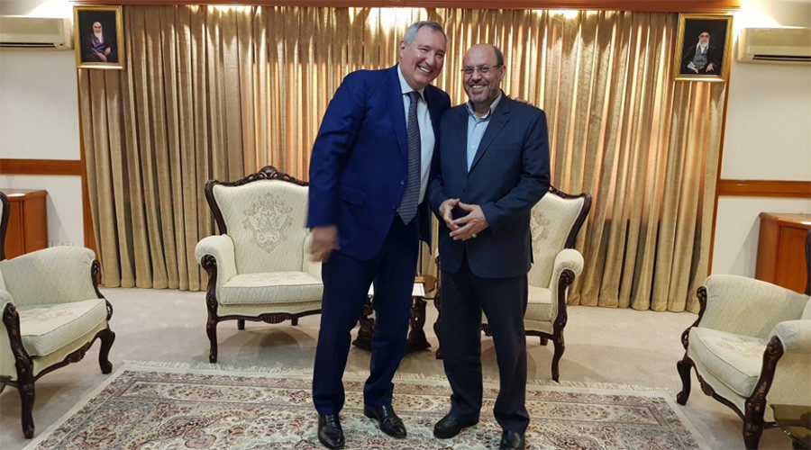 Dmitry Rogozin and Hossein Dehqan