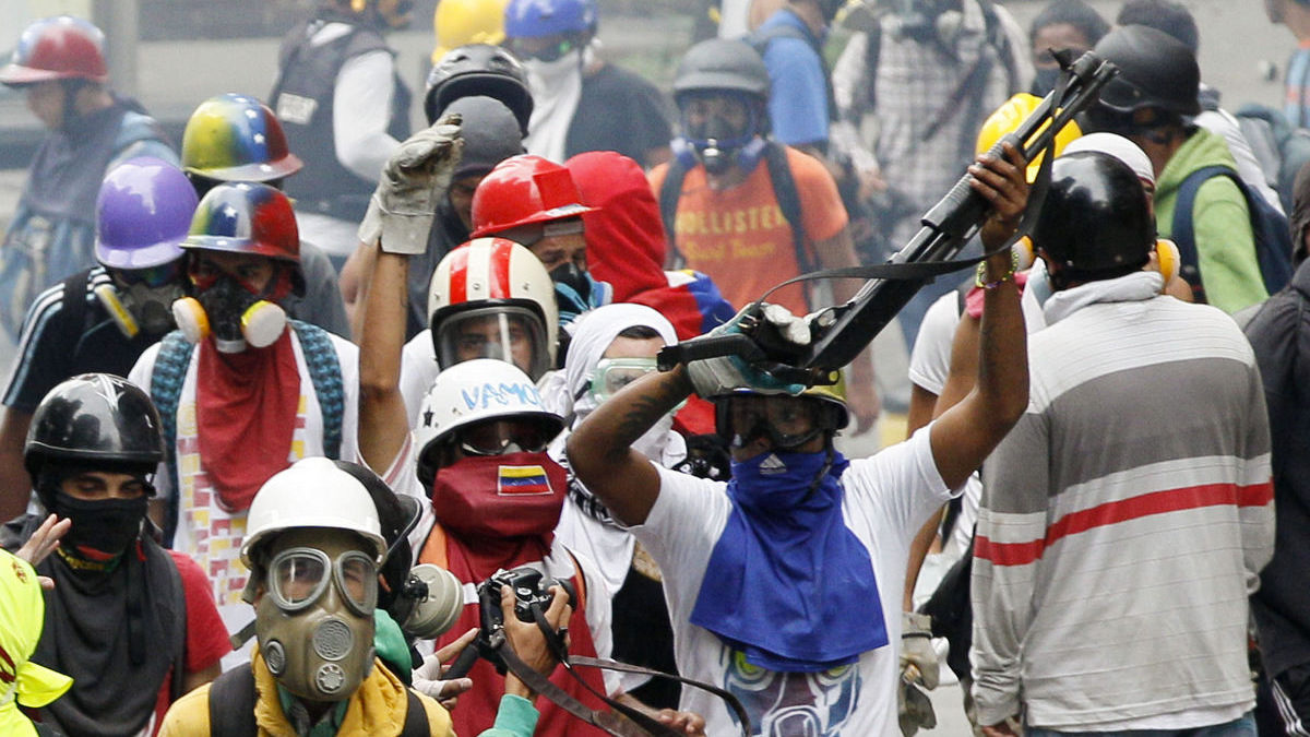 Click to enlarge Anti-government protests Venezuela July 2017