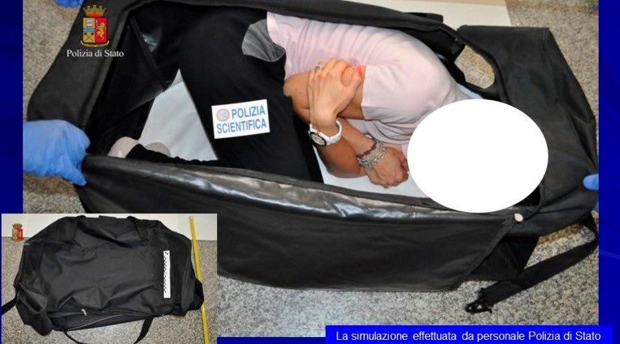 reenactment by Italian police