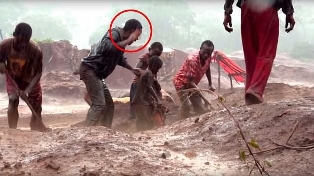 Click to enlarge Eight-year-old Dorsen in Congo