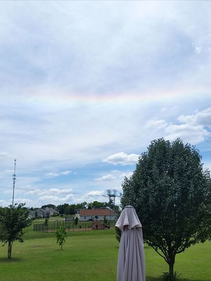 Circumhorizontal arc over TN