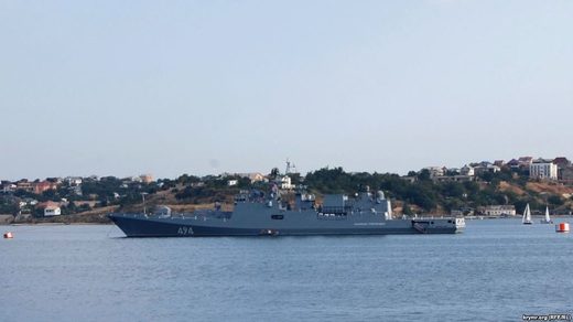 The Crimean port of Sevastopol