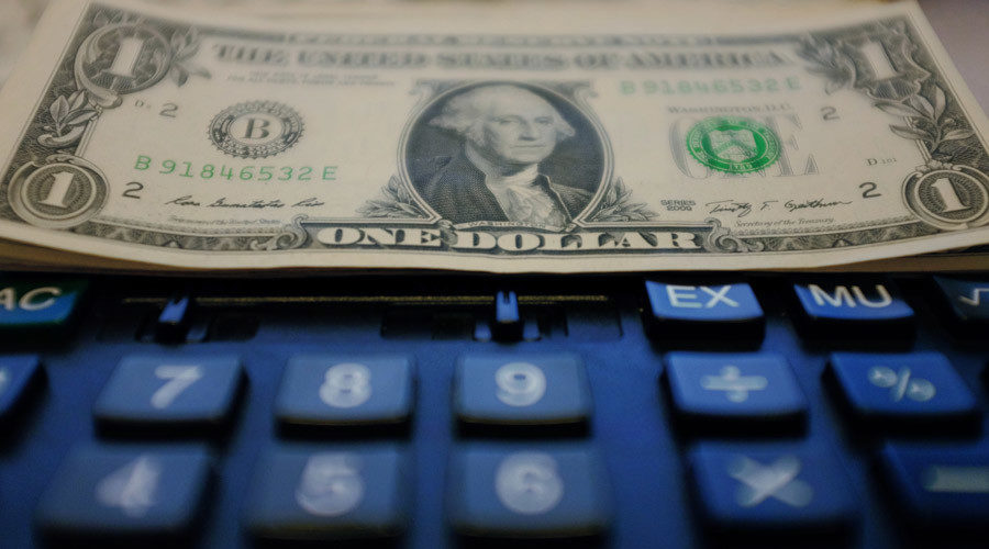 US dollar with calculator