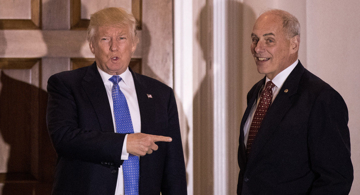 Donald Trump and John Kelly