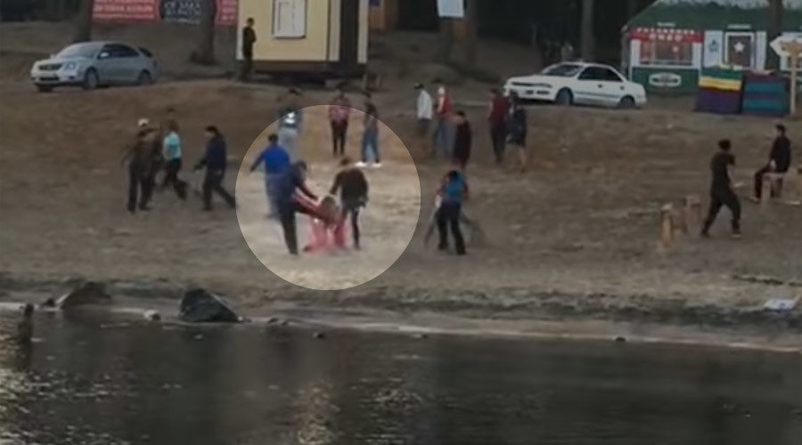 Shocking video of Russian wrestler Yuri Vlasko