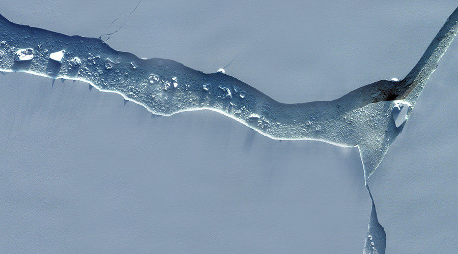 Larsen C shelf in Antarctica