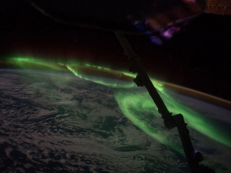 Click to enlarge Earth’s aurora