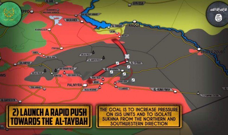 Click to enlarge Syria battle map 8/7/2017