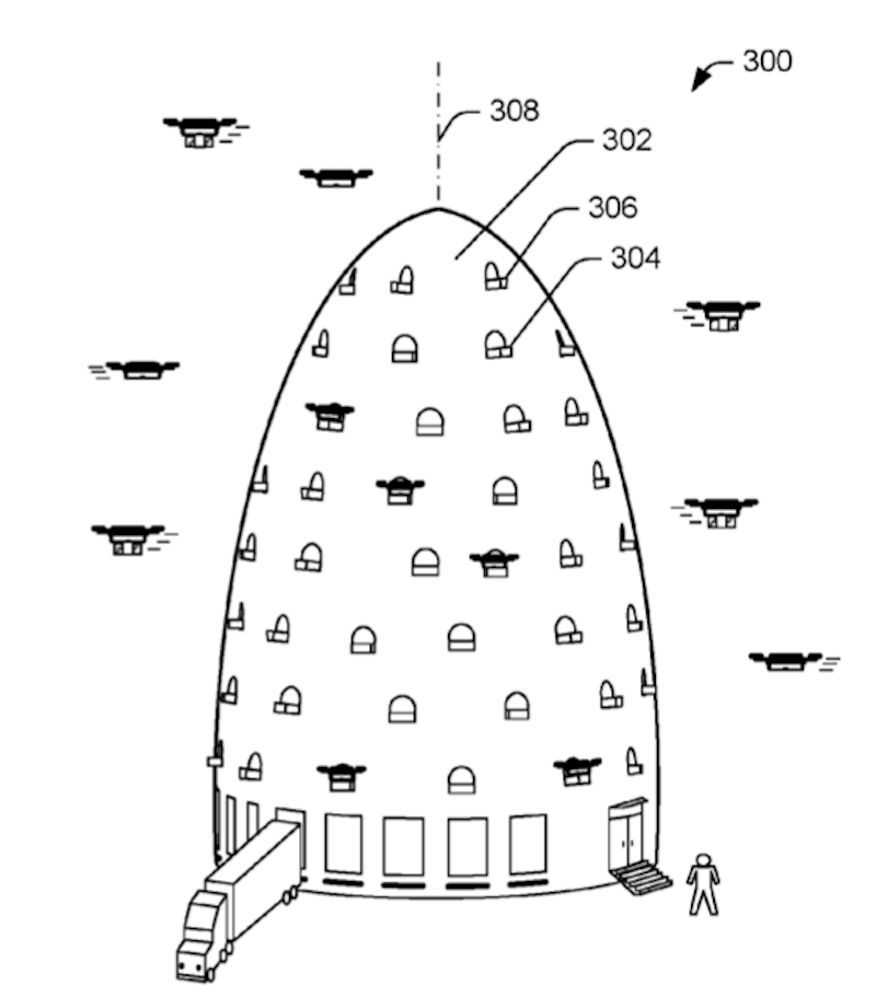 Amazon drone-hive