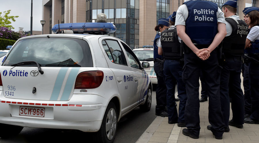 Belgian police officers