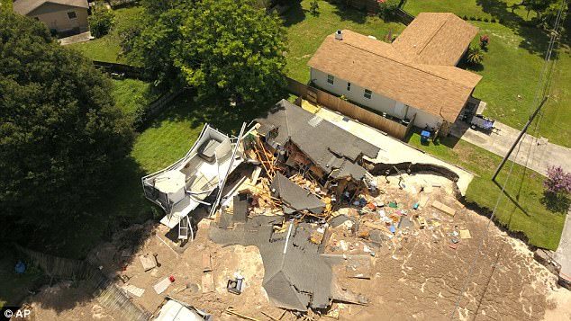 Click to enlarge Florida sinkhole