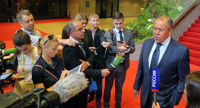 Click to enlarge Russian Foreign Minister Sergey Lavrov