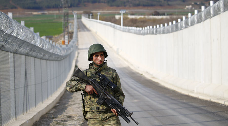 A Turkish soldier