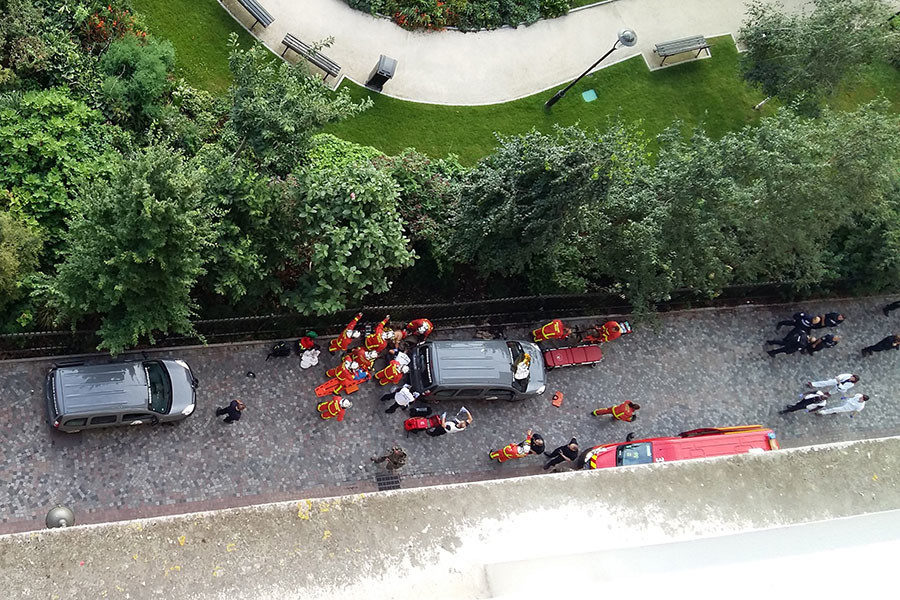 police scene paris