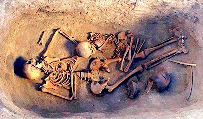 Click to enlarge Grave Siberian woman