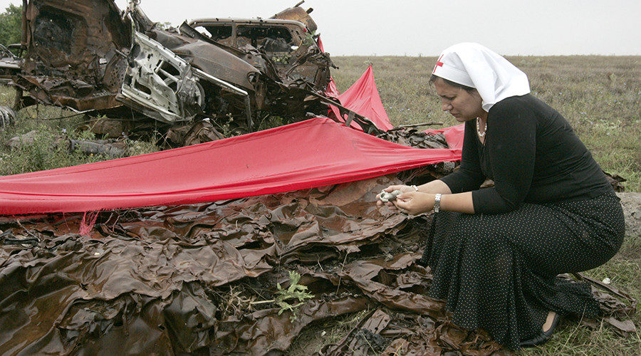 Click to enlarge Sister of charity grieves