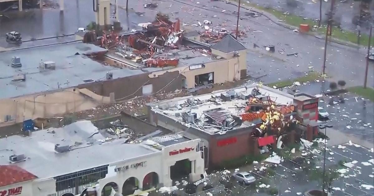 Damage from rare August tornado in Tulsa, Oklahoma