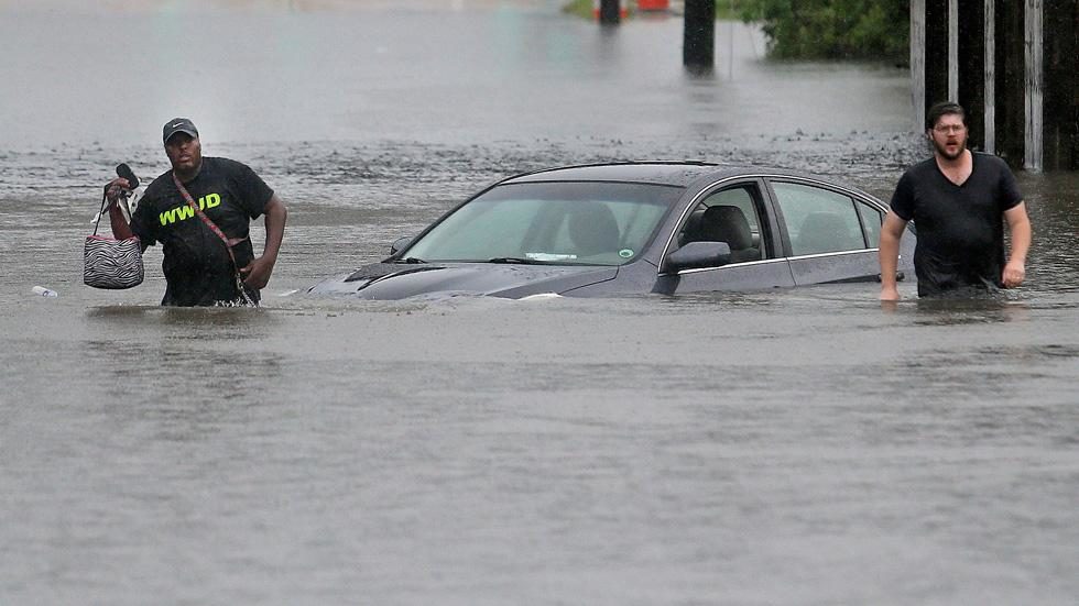 Click to enlarge New Orleans flash flooding
