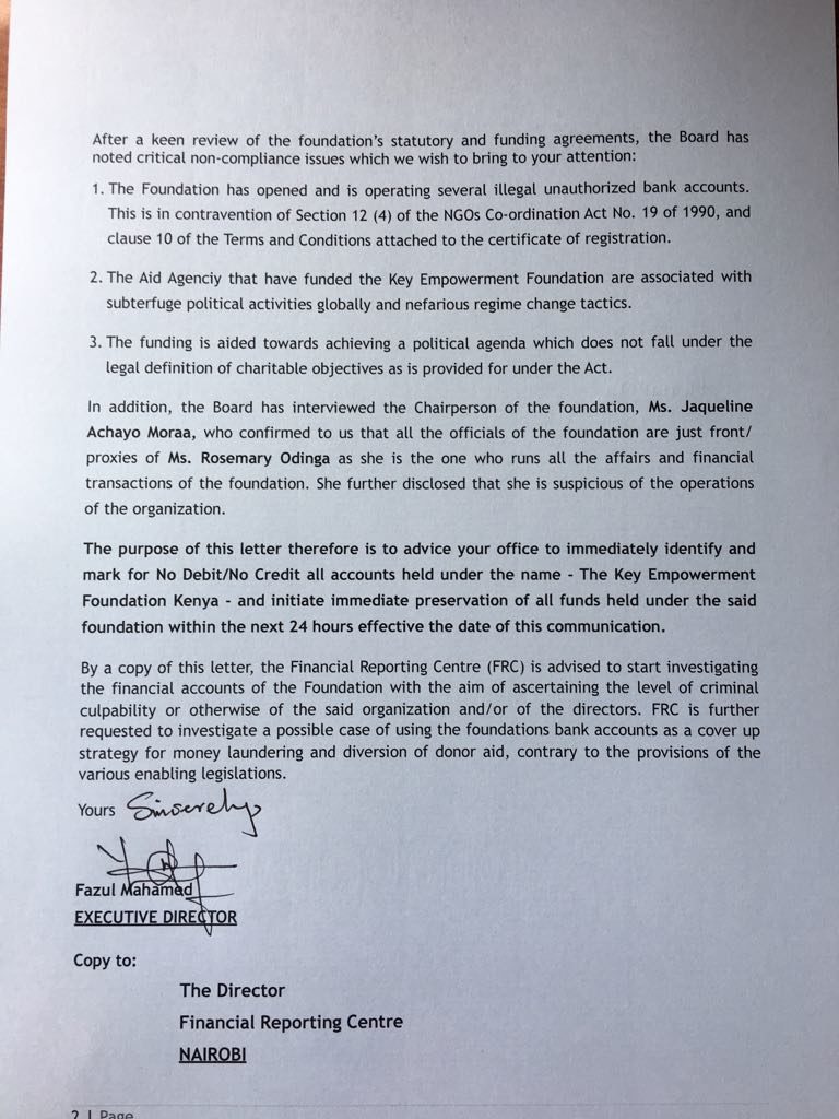 odinga kenya soros