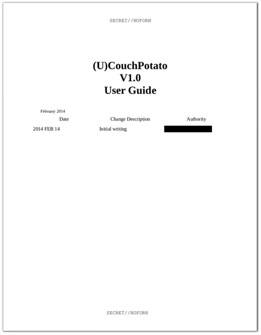 Couch Potato user guide photo