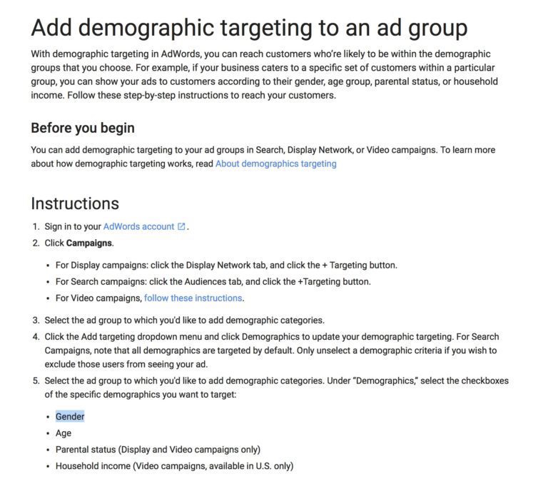 demographics sex