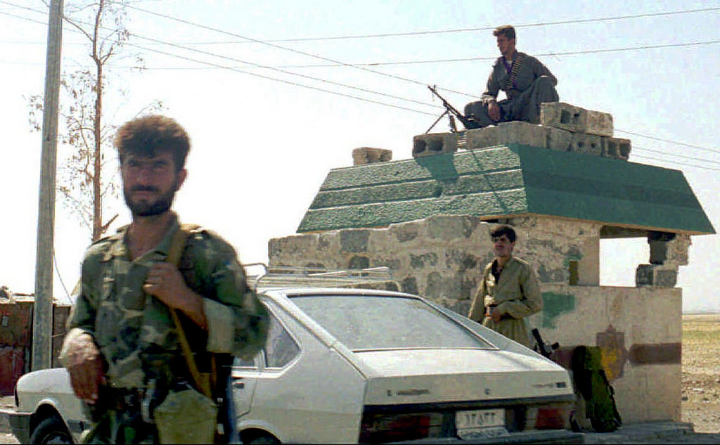 Click to enlarge Kurdish guerrillas of the Kurdistan Democratic Party