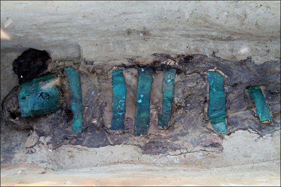 Click to enlarge cocoon mummy copper plates Siberia